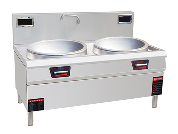电磁双头大锅灶
